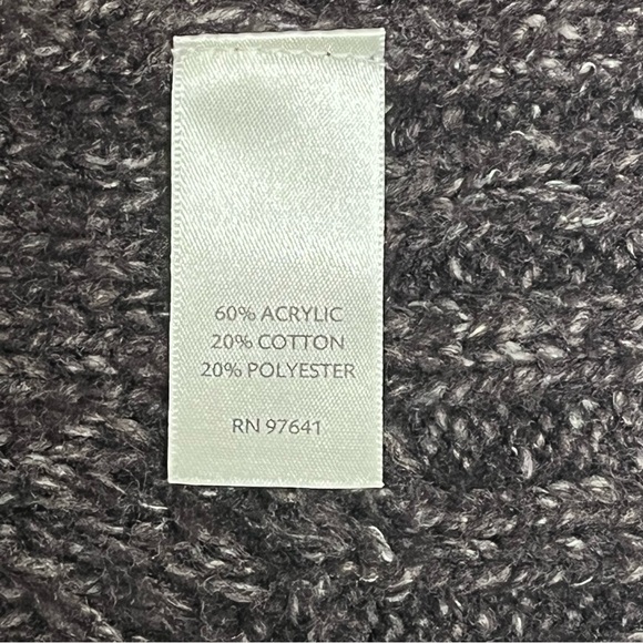 J. Jill Women’s Brown Cable Knit Cardigan Vest Open Front Sz M - Picture 9 of 9